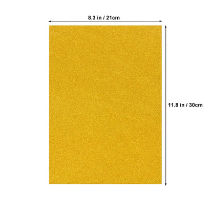 10 Sheets Glitter A4 Size Sparkly Cardstock Craft Christmas Gift Wrap
