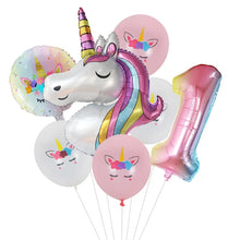 7pcs Unicorn Themed Party Balloons