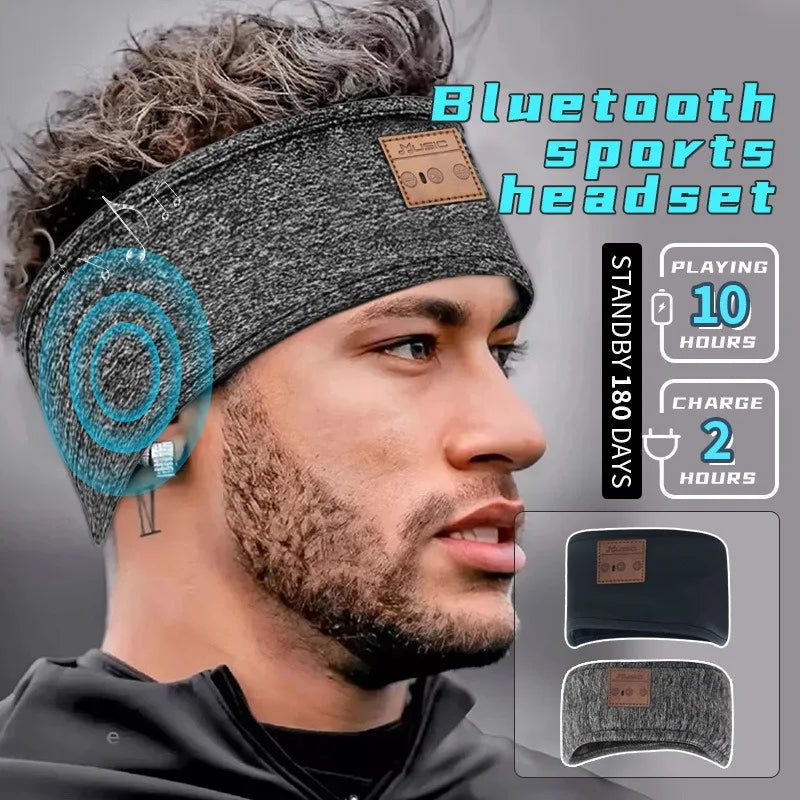 HYE Bluetooth Earphones  Headband Elastic Wireless Headphones