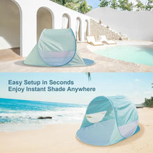 UPF 50+ Pop Up Beach Tent for 2-3 People with 360 Ventilation t