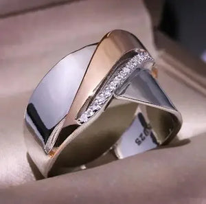Exaggerated Personality 925 Sterling Silver Retro Large Ring