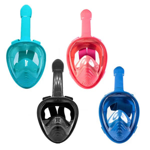 Full Face Snorkel Mask 180 Degree Panoramic View for Kids