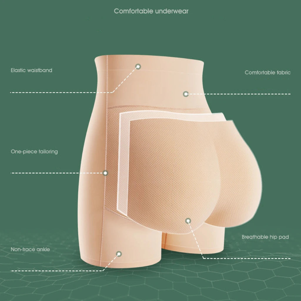 Padded Corrective Underwear Enhancer Body Shaper