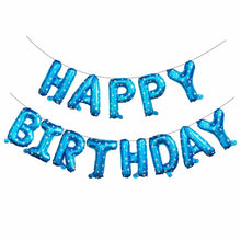 13pcs Happy Birthday Decoration Balloons Pink Blue Letter Foil Ballons Set Birthday Party Decor Air Globos Balony Anniversaire