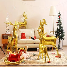 Golden Reindeer Foil Balloon