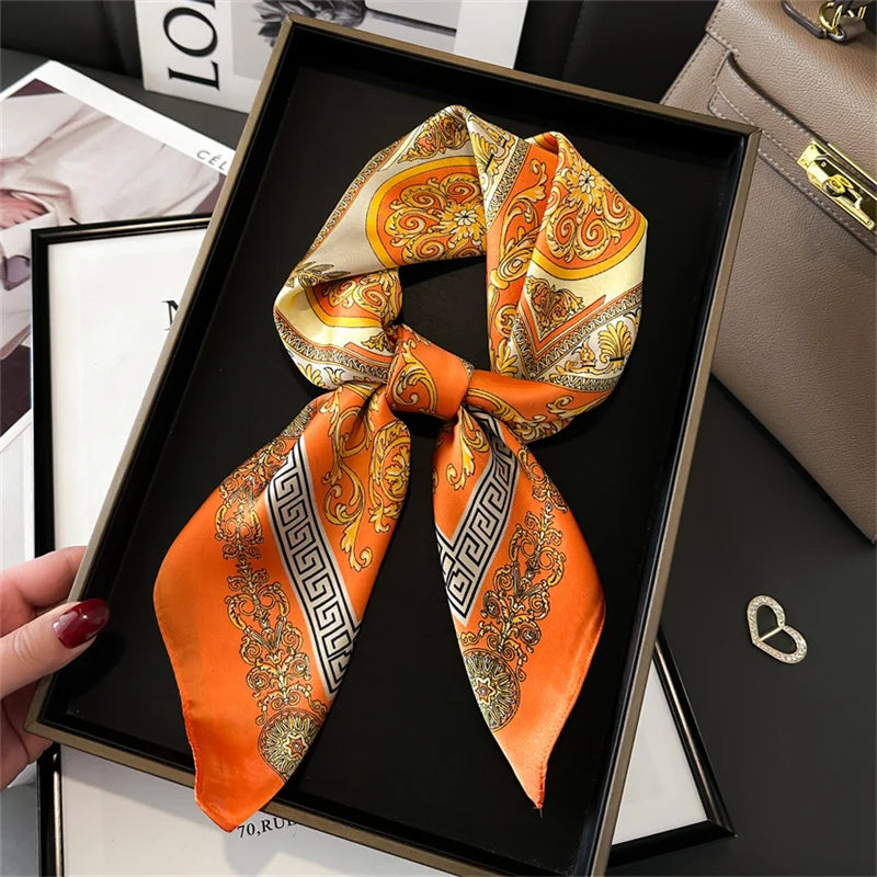 Printed Pashmina Silk Scarf