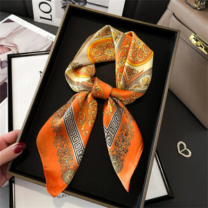 Printed Pashmina Silk Scarf
