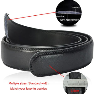 Genuine Leather Belt Metal Automatic Buckle