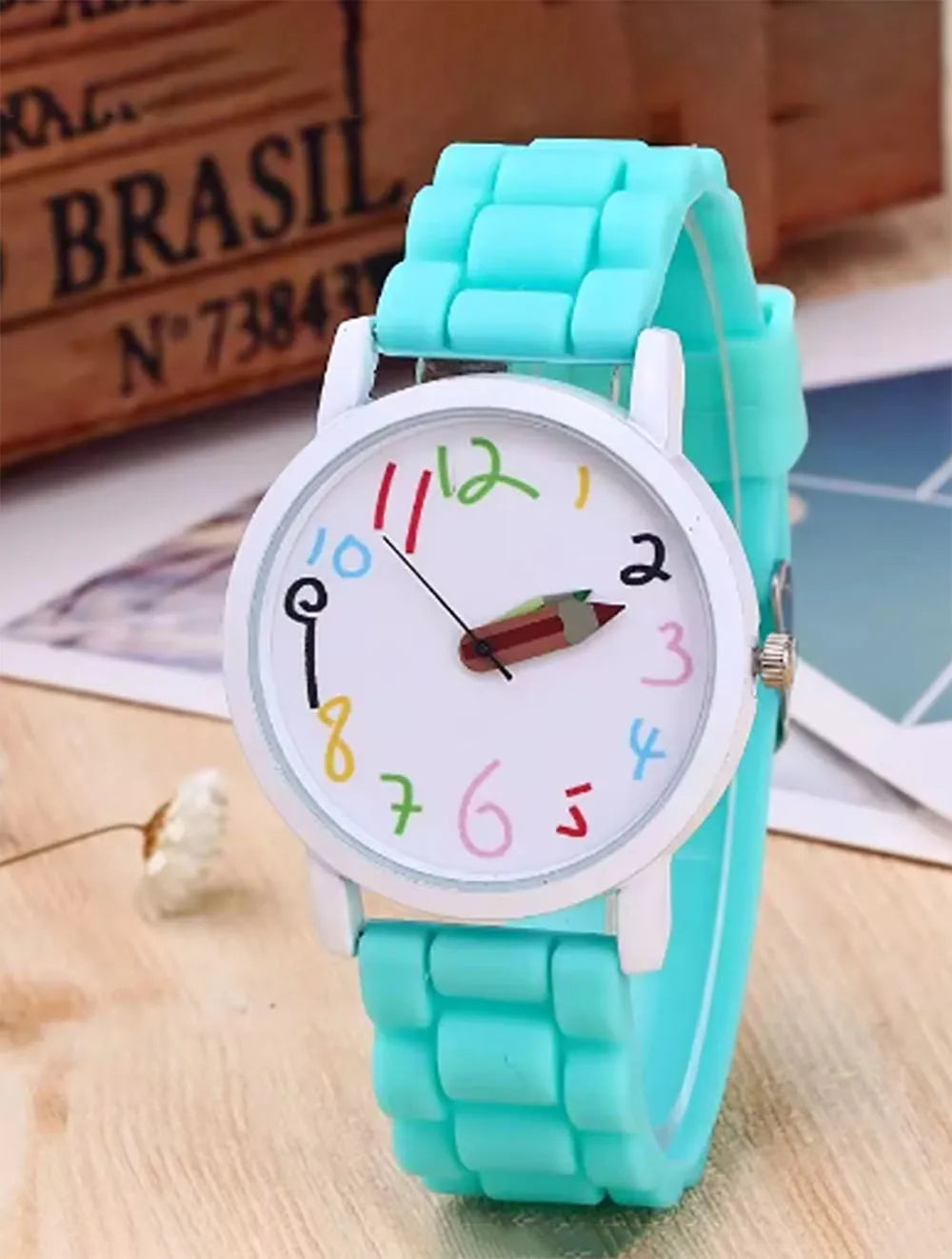 Little Fresh Jelly Silicone Quartz Watch