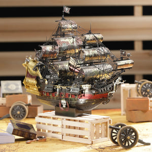 3D Metal Puzzle The Queen Anne's Revenge Pirate Ship