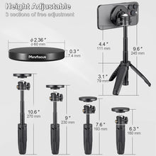 Magnetic Smartphone Tripod Mini Extendable Selfie Stick 360° Ball Head for iPhone