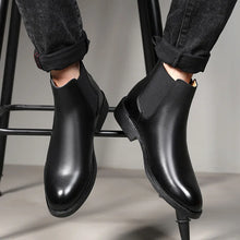 Classic Retro Genuine Leather Chelsea Boots