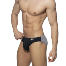 Bicolor Low Waist Swimwear with Removable Pad