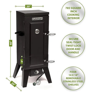 Cuisinart 36" COS-244 Vertical Propane Smoker with Temperature & Smoke Control