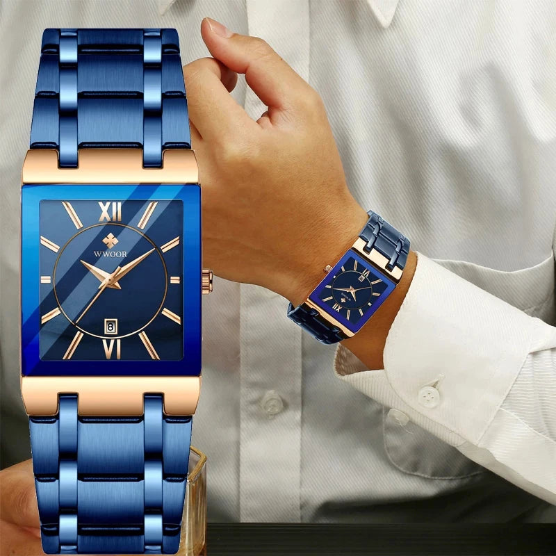 WWOOR Stainless Steel Fashion Watch