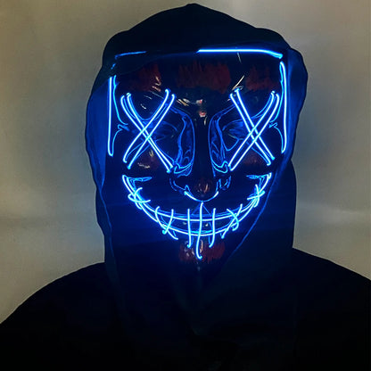 The Purge Horror Wireless LED Glow Mask