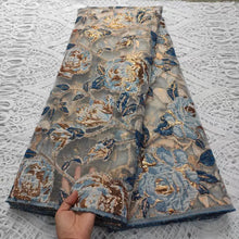 Nigerian Damask Tulle Lace Fabric