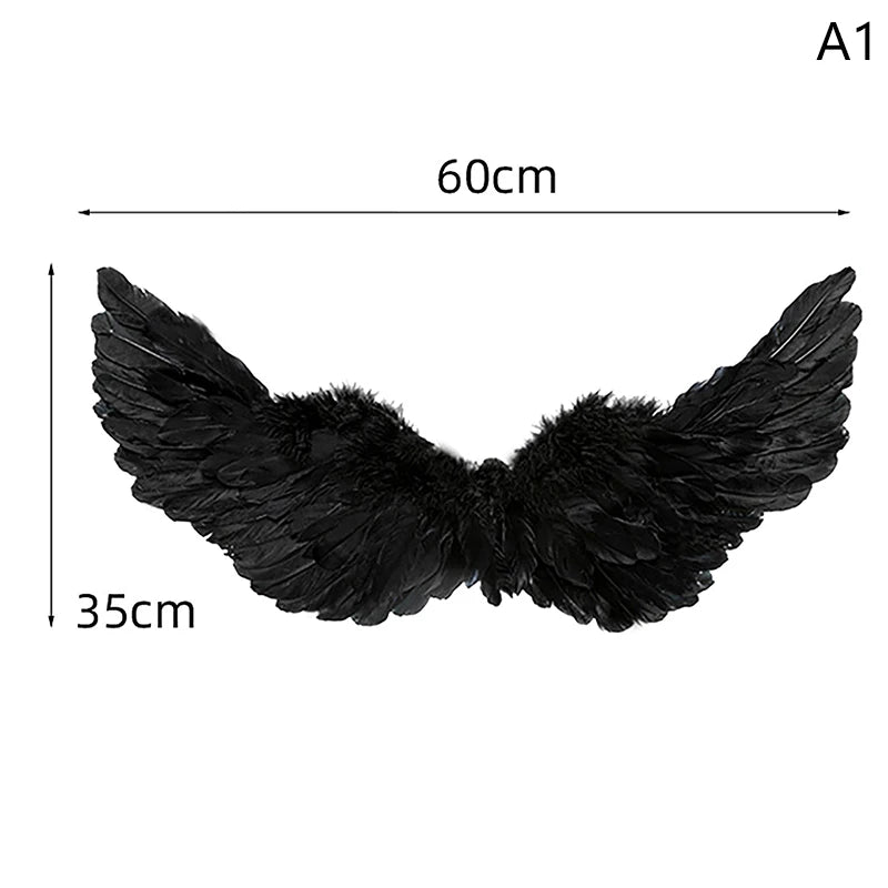 White Angel Feather Wings