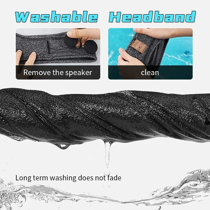 HYE Bluetooth Earphones  Headband Elastic Wireless Headphones