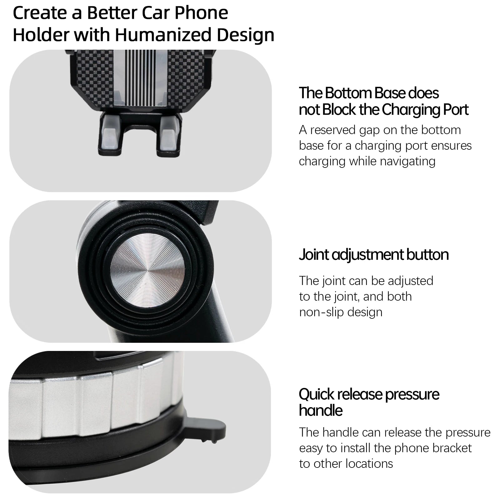 360 Rotation Universal Cell Phone Holder Stand