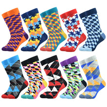 Colorful Designer Print Combed Cotton Socks