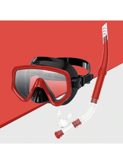 Tempered Glass Panoramic View Snorkeling Kit