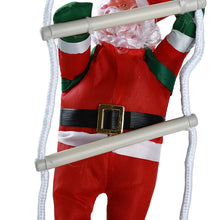 Santa Claus Climbing Ladder Hanging Christmas Tree Decoration