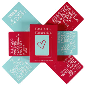 Excited Exhausted Best Couples Drinking Games