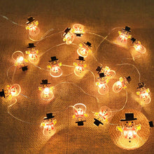 2M 20LED Santa Claus Snowflake LED Light String