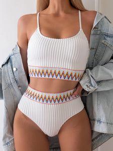 Stylish Padded Two-Piece Bikini Set