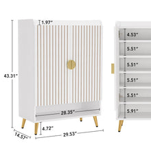 Tribesigns 7-Tier Shoe Cabinet with Doors