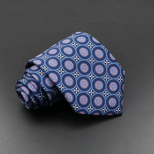 Silk 7.5cm Soft Colorful Novelty Necktie