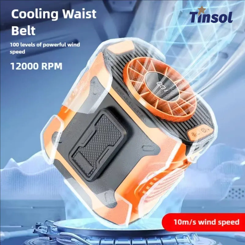 Portable 5000mAh Waist Fan