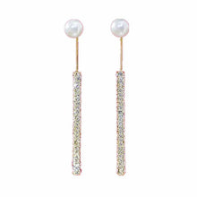 Long Tassel Pearl Dangle Earrings for Women