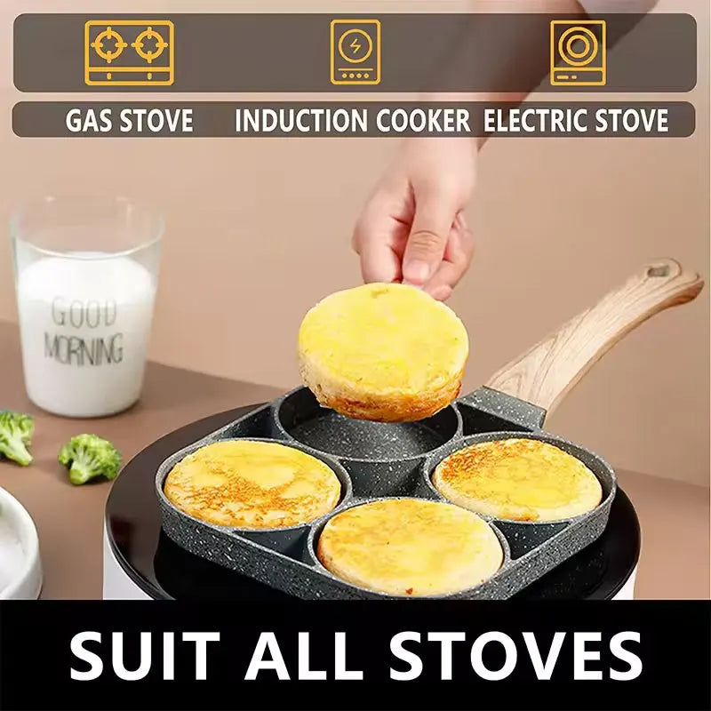 2/4-Hole Non-stick Omelet Pan