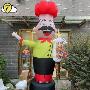 2.5m Restaurant Chef Advertising Inflatable