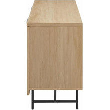 Modern Scandinavian Fluted Kitchen Buffet Cabinet