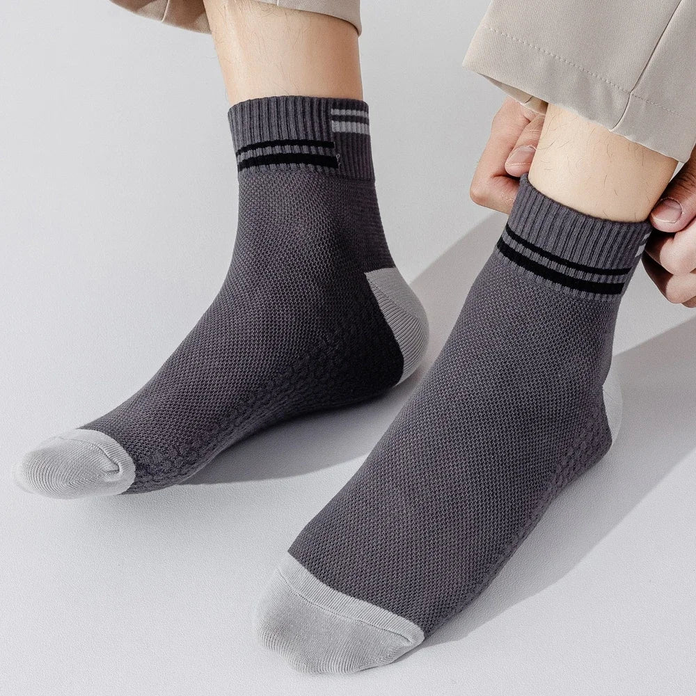 6 Pairs  Cotton Middle Thin Socks