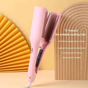 Deep Wave Hair Curler 4 Temperature Adjustable Fast Heating Crimping Iron