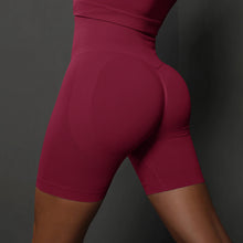 Seamless High Waist Sports Shorts