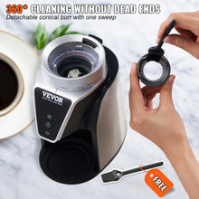 VEVOR 40MM Conical Burr Grind Setting Coffe Bean Electric Espresso Coffee Machine
