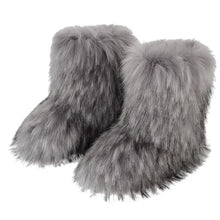 Winter Furry Faux Fur Boots