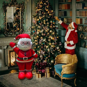 Large Vertical Santa Claus Balloon