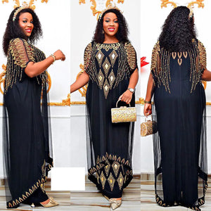 Fake Two-Piece Traditional African Dress