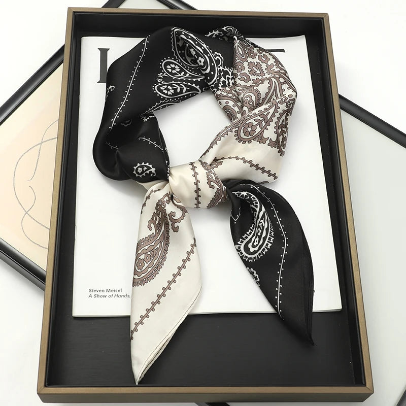 Printed Pashmina Silk Scarf