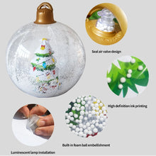 Giant Inflatable Christmas Ball With Lights