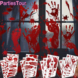 Halloween Bloody Wall Stickers Decorations