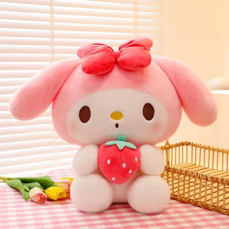 Sanrio Strawberry Kuromi Plush Toy