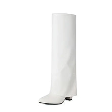 Knee High Faux Leather Boots