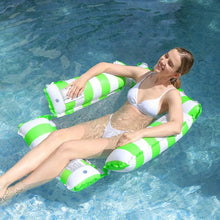 Inflatable 4-Tube Hammock Floating Water Mat